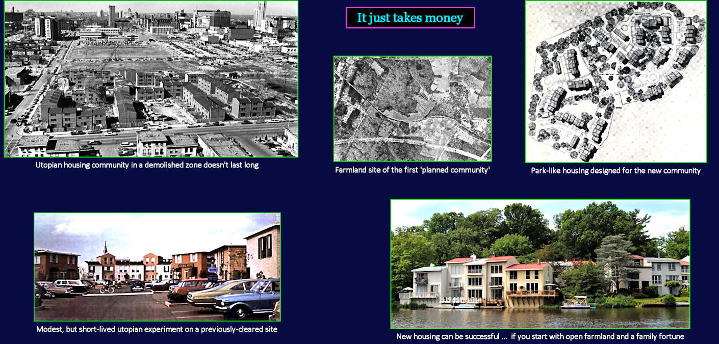 Planned communities, Reston, Virginia, 1964